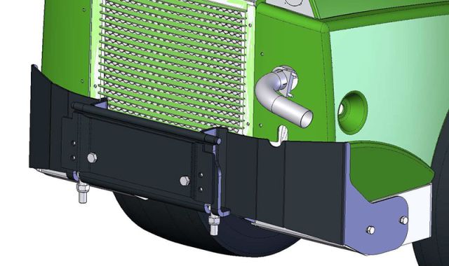 Attachment Coupling Plate in the Rear